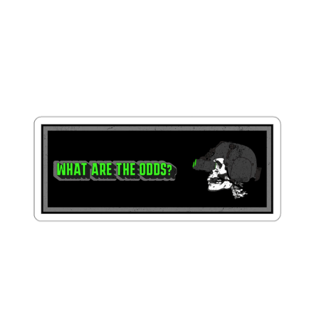 What Are The Odds 2.0 (Green) Kiss-Cut Stickers