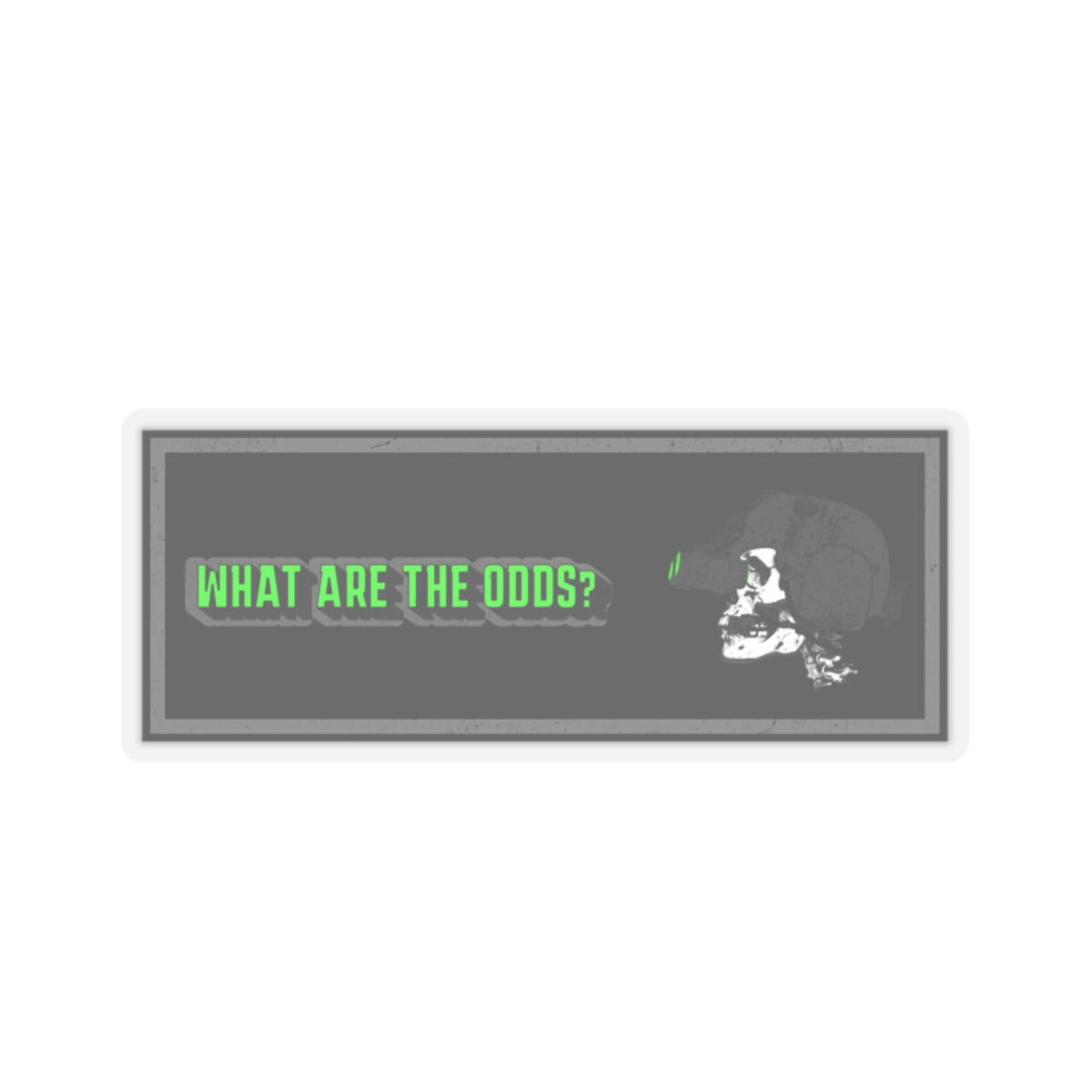 What Are The Odds 2.0 (Green) Kiss-Cut Stickers