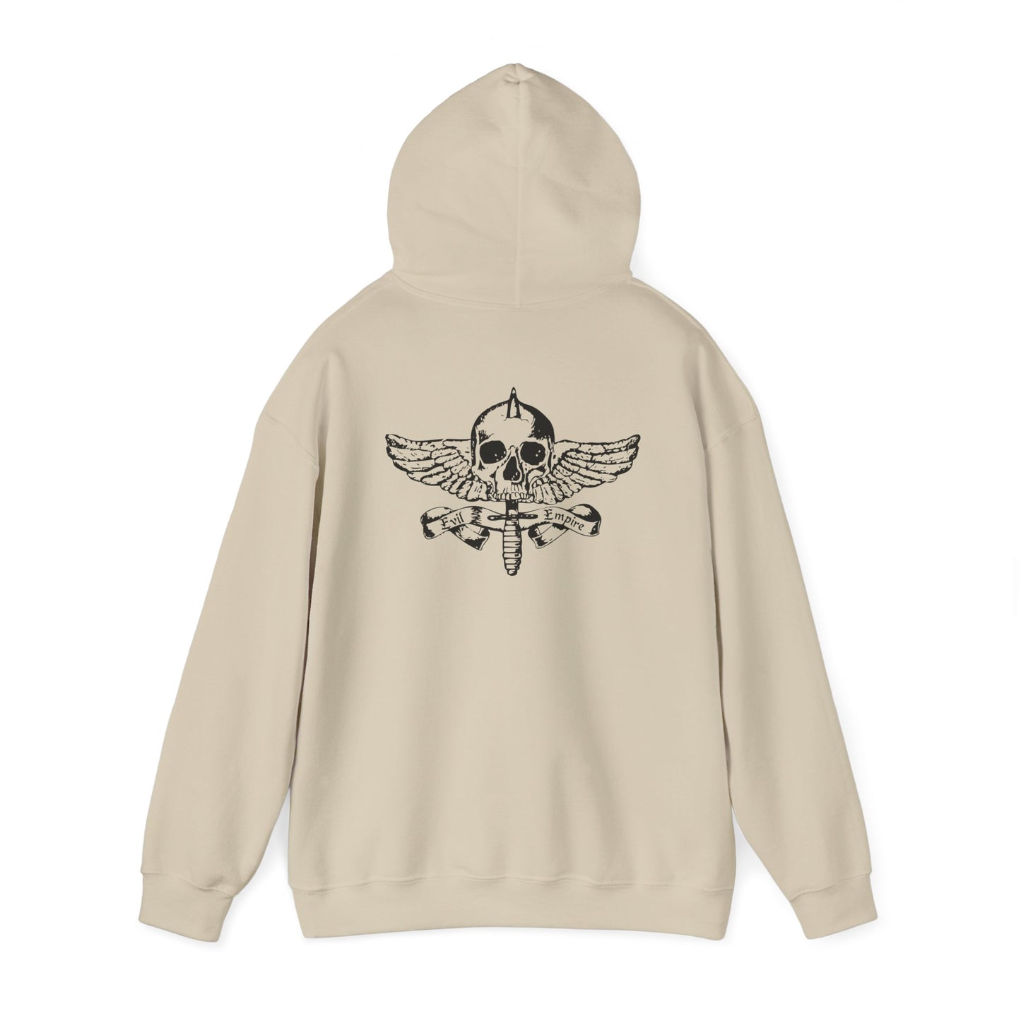 B/4  Logo front and back  Unisex Heavy Blend™ Hooded Sweatshirt