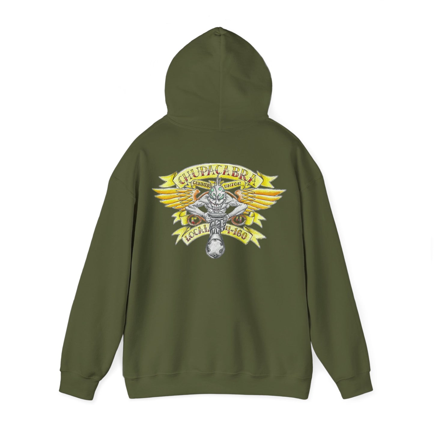 1st FLT GUNNERS UNION GREEN LOGO  Hooded Sweatshirt