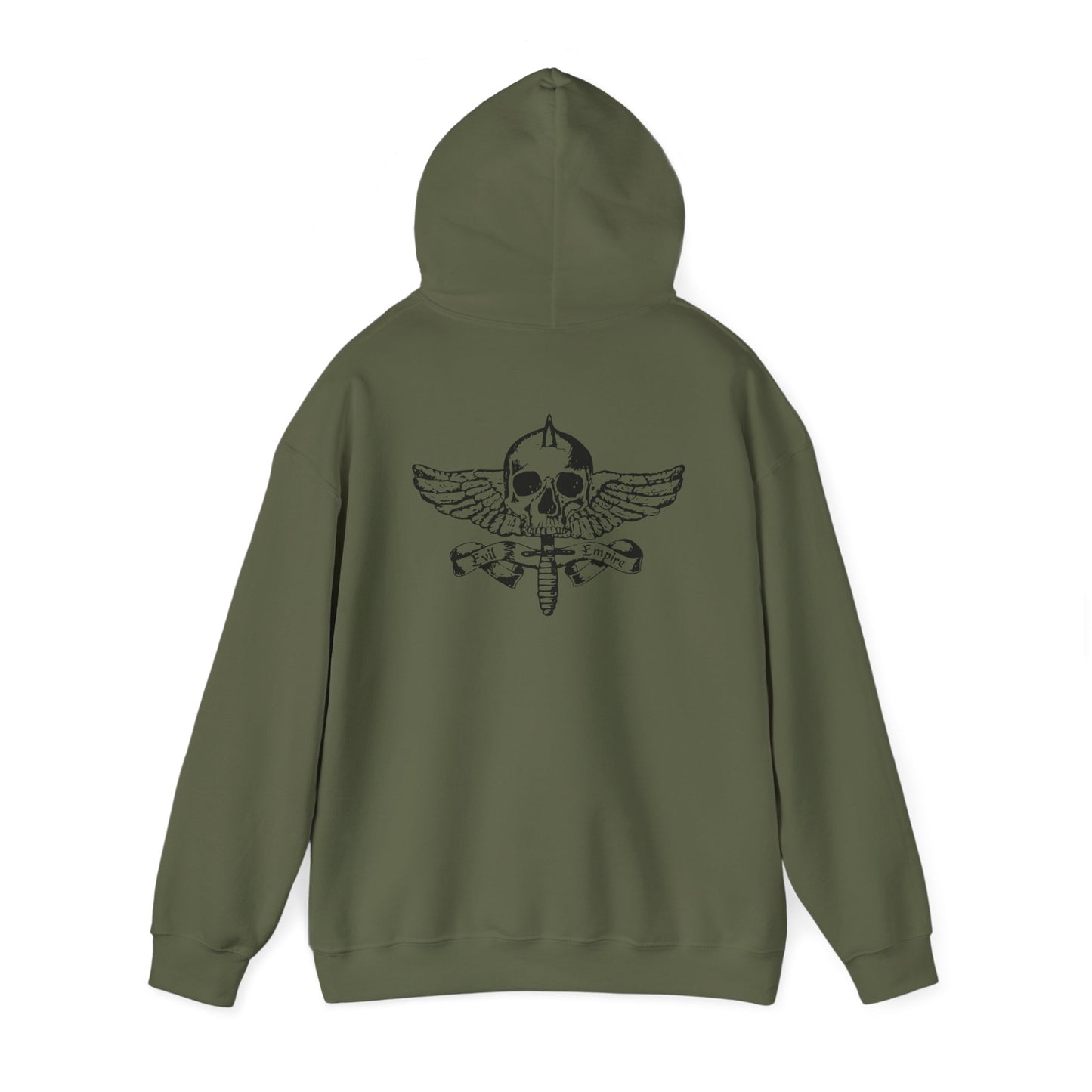 B/4  Logo front and back  Unisex Heavy Blend™ Hooded Sweatshirt