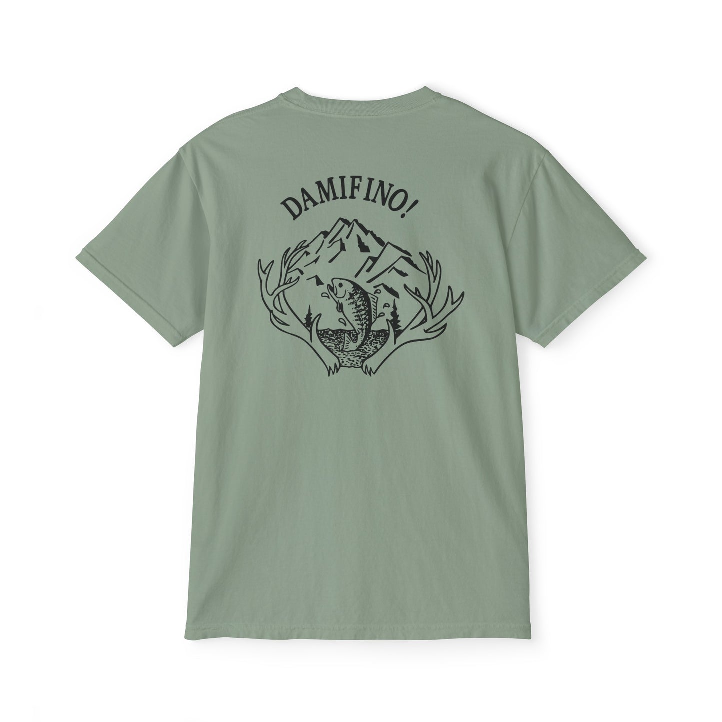 DAMIFINO! Unisex Garment-Dyed Pocket T-Shirt