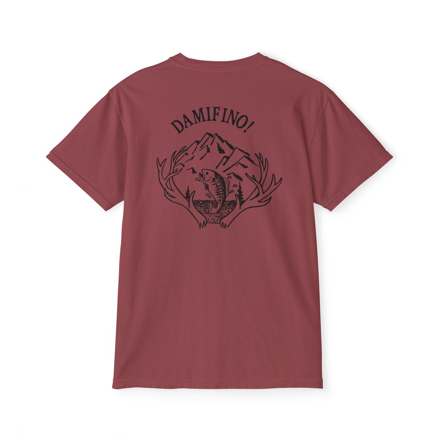 DAMIFINO! Unisex Garment-Dyed Pocket T-Shirt