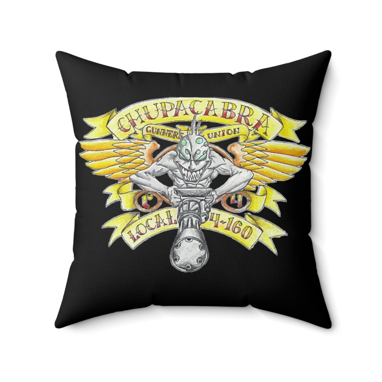 C/4 1st FLT GUNNERS UNION Spun Polyester Square Pillow