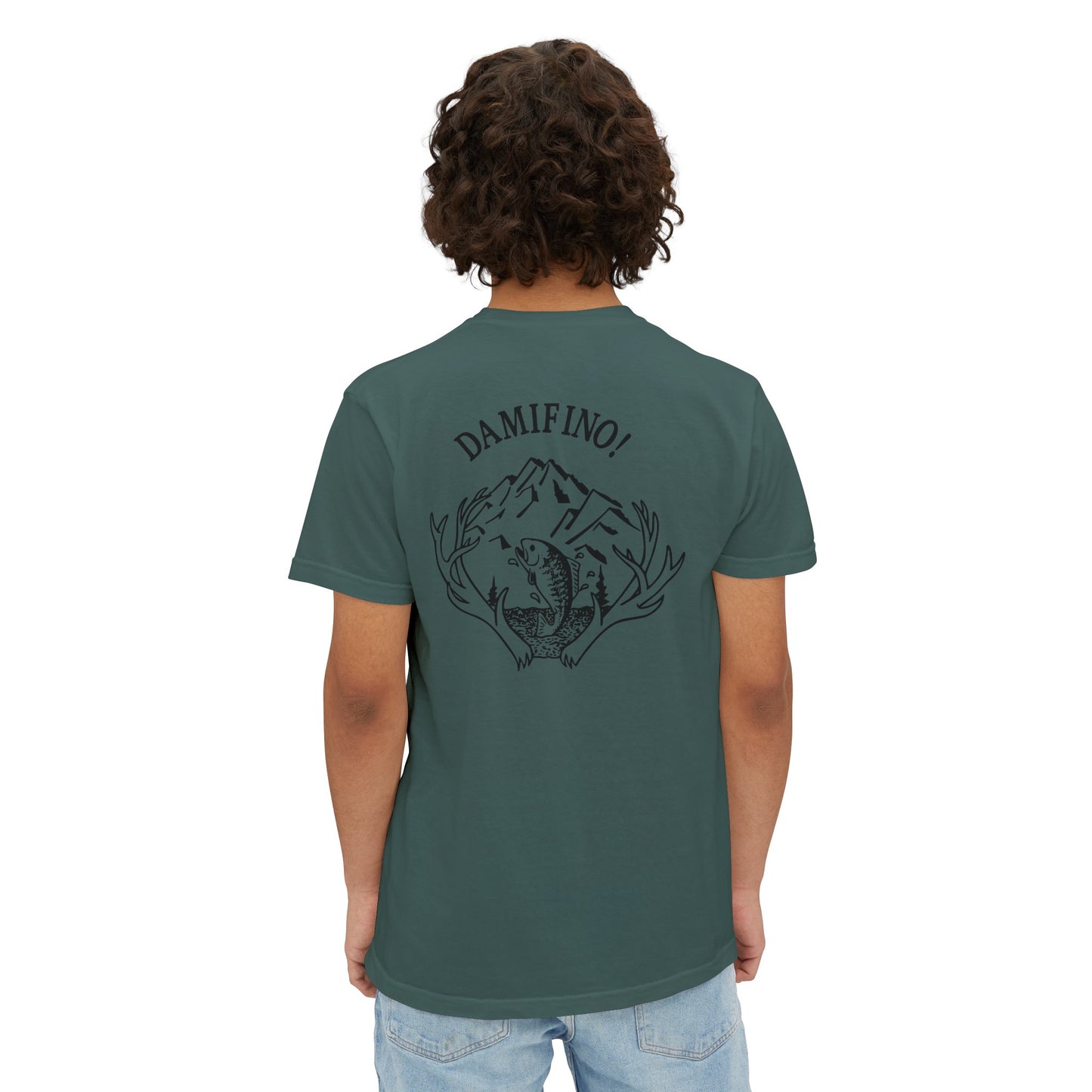 DAMIFINO! Unisex Garment-Dyed Pocket T-Shirt