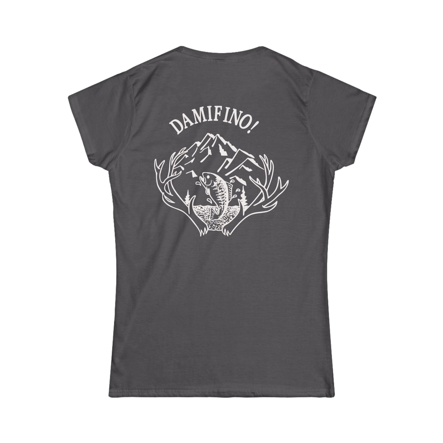 DAMIFINO! White Logo Women's Softstyle Tee