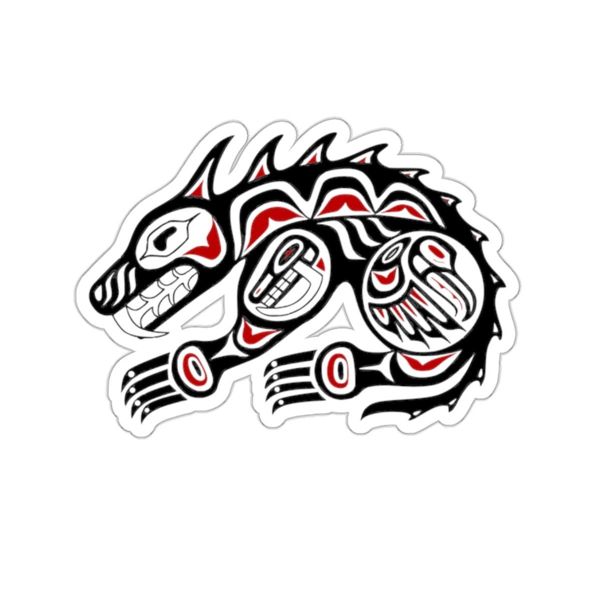 Tribal Chupa Kiss-Cut Stickers