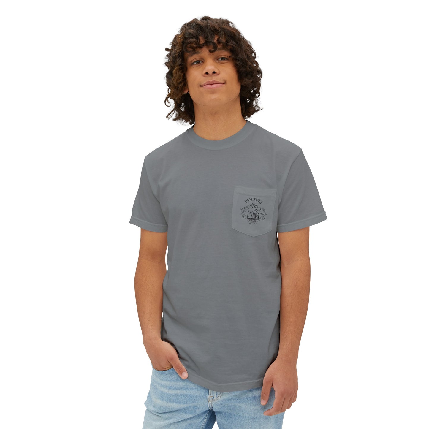 DAMIFINO! Unisex Garment-Dyed Pocket T-Shirt