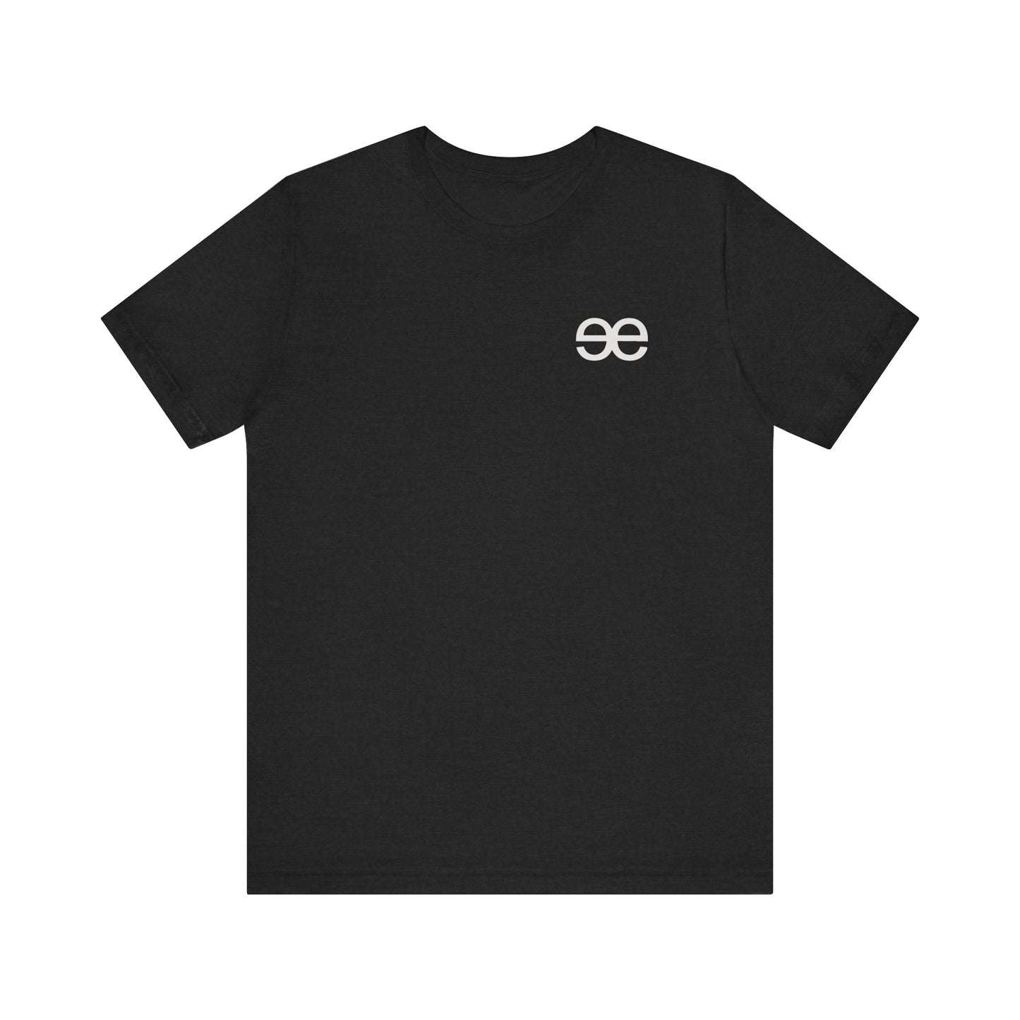 Evil Empire silver EE logo on front Unisex Jersey Short Sleeve Tee