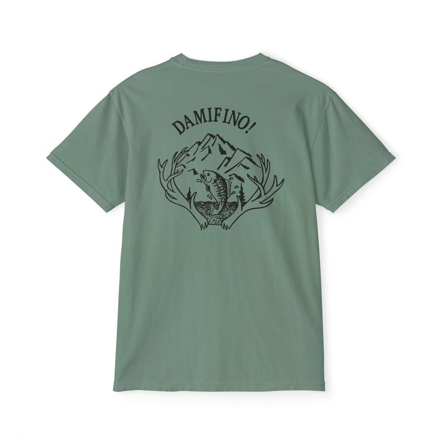 DAMIFINO! Unisex Garment-Dyed Pocket T-Shirt