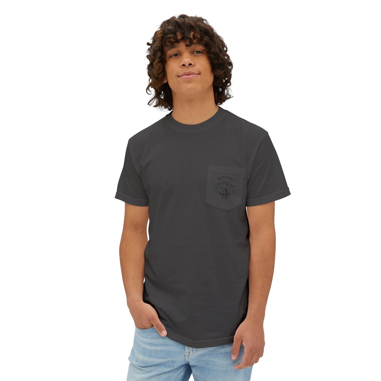 DAMIFINO! Unisex Garment-Dyed Pocket T-Shirt