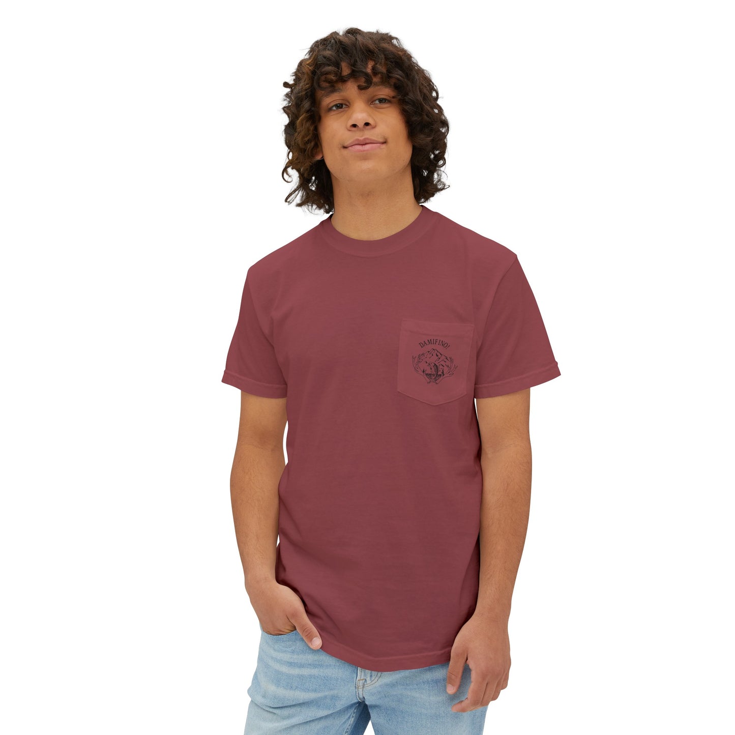 DAMIFINO! Unisex Garment-Dyed Pocket T-Shirt