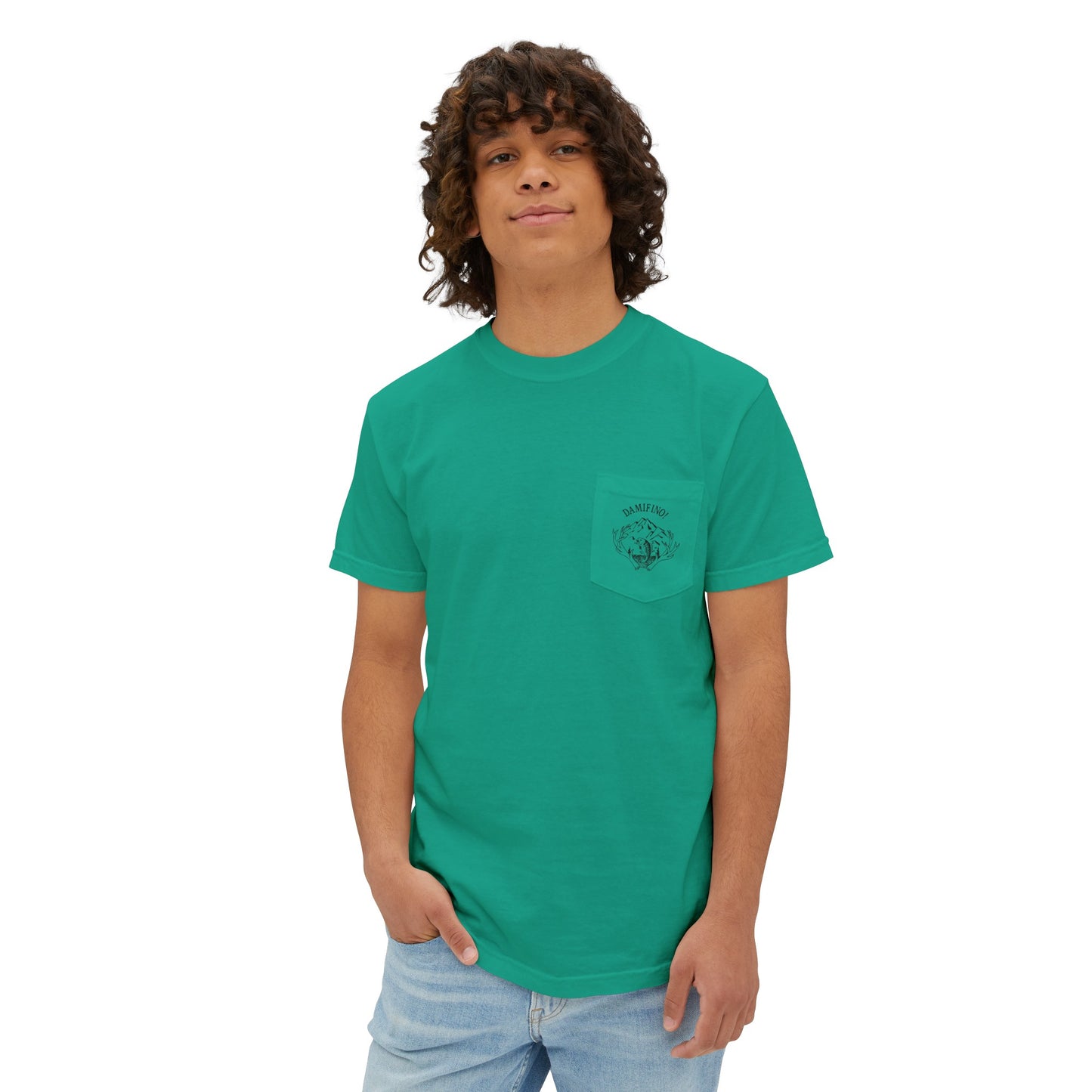 DAMIFINO! Unisex Garment-Dyed Pocket T-Shirt