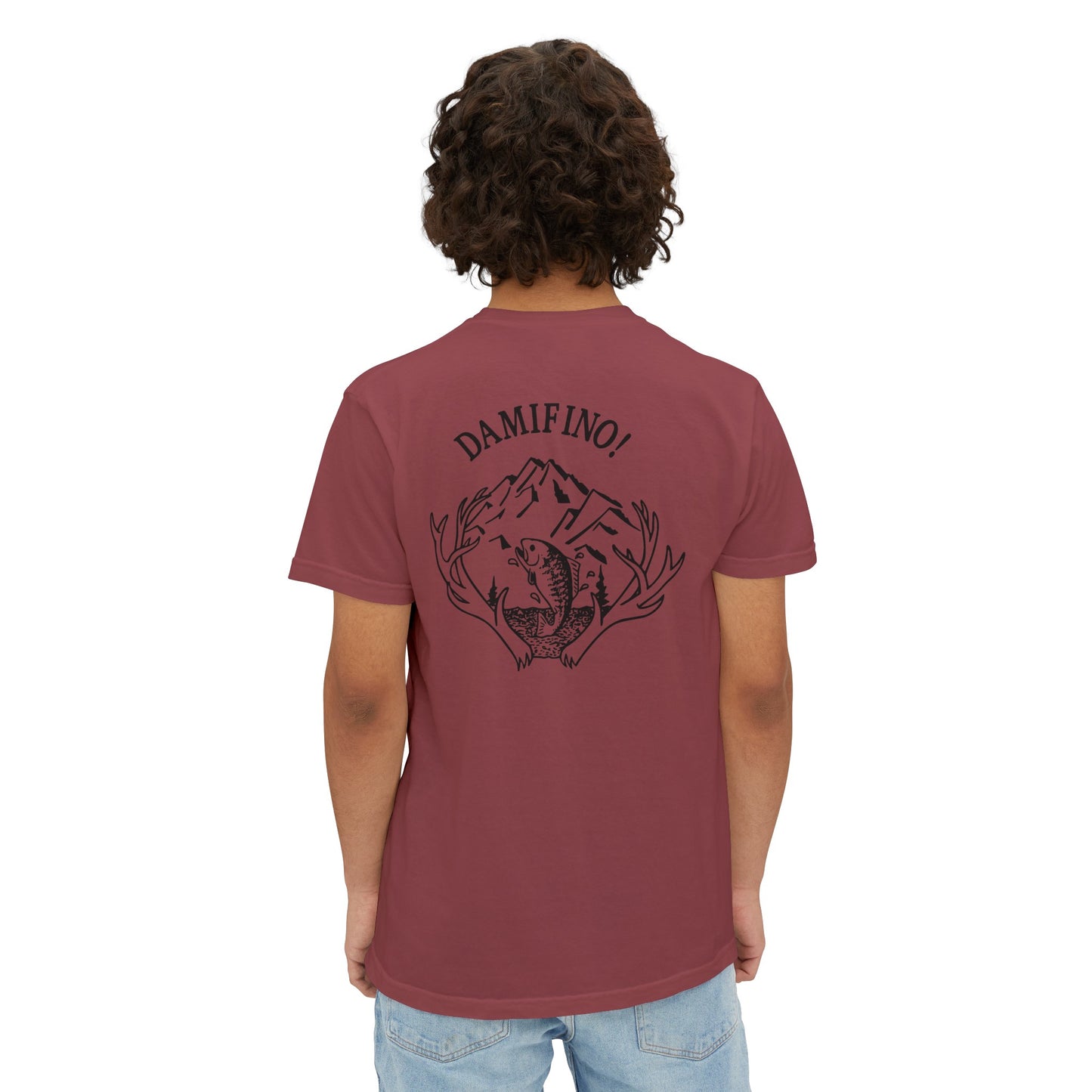 DAMIFINO! Unisex Garment-Dyed Pocket T-Shirt